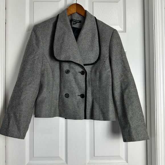 Joshua Martin Womens Wool Double Breasted Blazer Jacket - Picture 2 of 5